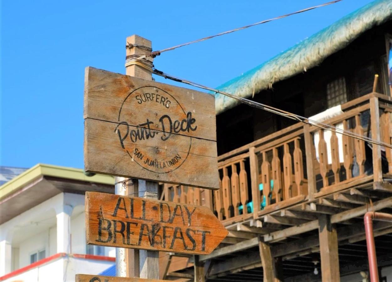 Surfer'S Point Deck San Juan (La Union) Exterior foto